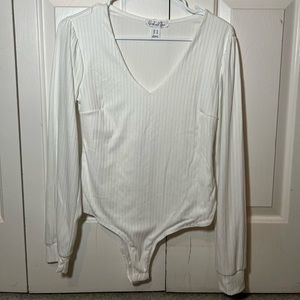 White body suit, worn once.